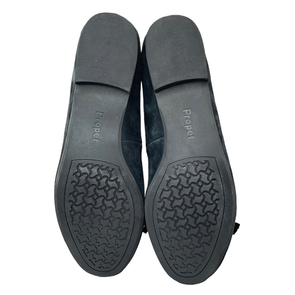 Propet black suede loafers with tassels flats womens shoes size 7.5 - Picture 15 of 15
